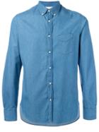Officine Generale - Longsleeve Denim Shirt - Men - Cotton - Xl, Blue, Cotton