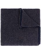 Dell'oglio Knitted Cashmere Scarf - Blue