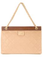 Chanel Vintage Quilted Pyramid Shoulder Bag, Women's, Brown