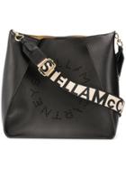 Stella Mccartney Logo Shoulder Bag - Black