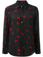 Golden Goose Deluxe Brand Flame Flower Blouse - Black
