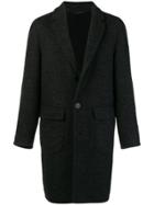 Hevo Single-breasted Coat - Black