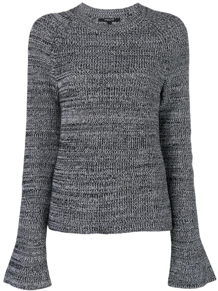 Derek Lam Bell-sleeve Sweater - Black