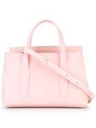 Nico Giani - Removable Straps Tote - Women - Leather - One Size, Pink/purple, Leather