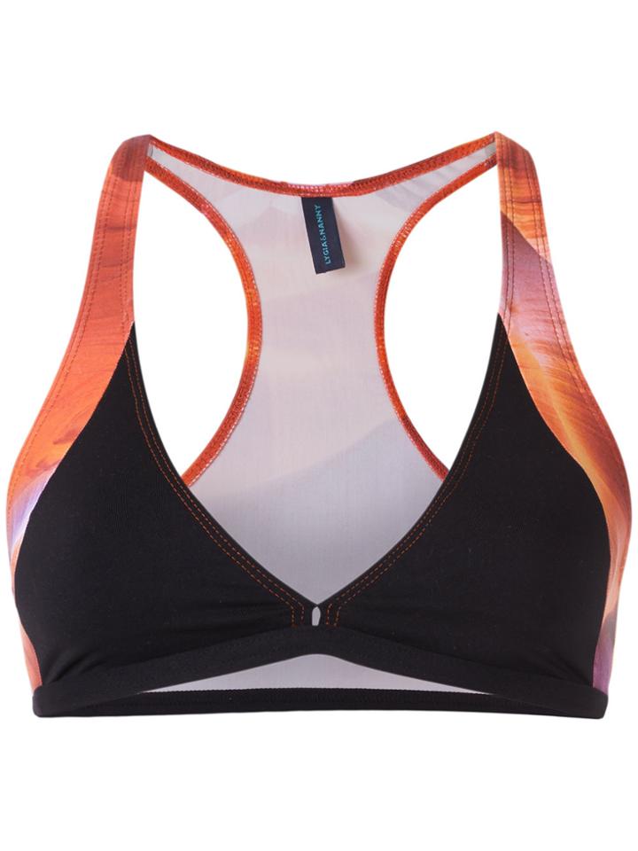 Lygia & Nanny Panelled Sports Bra - Black