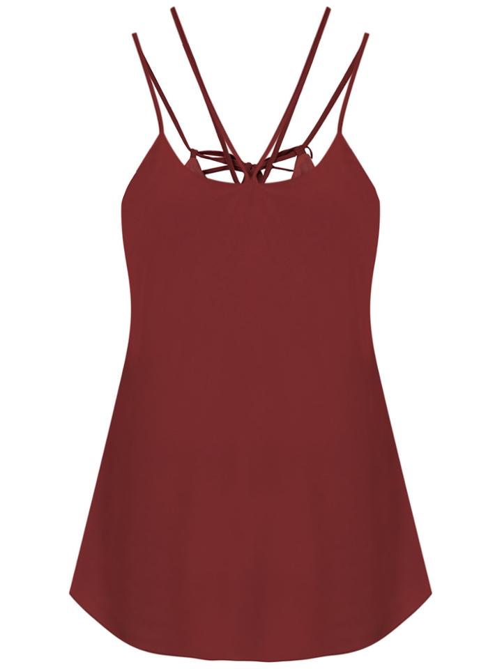 Uma Raquel Davidowicz Magali Strappy Blouse - Red