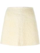 Dolce & Gabbana Vintage Bouclé Mini Skirt, Women's, Size: 42, Nude/neutrals, Polyamide/viscose/wool