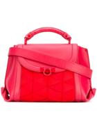 Salvatore Ferragamo 'suzanna' Shoulder Bag - Red