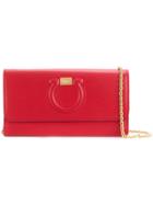 Salvatore Ferragamo Logo Embossed Wallet - Red