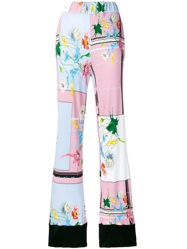 Cavalli Class Flared Trousers - Pink