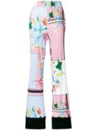 Cavalli Class Flared Trousers - Pink