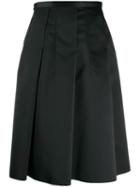 Nº21 Box Pleat Skirt - Black