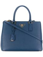 Prada Large Galleria Tote Bag - Blue
