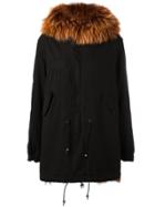 Mr & Mrs Italy Hood Detail Parka Coat - Black