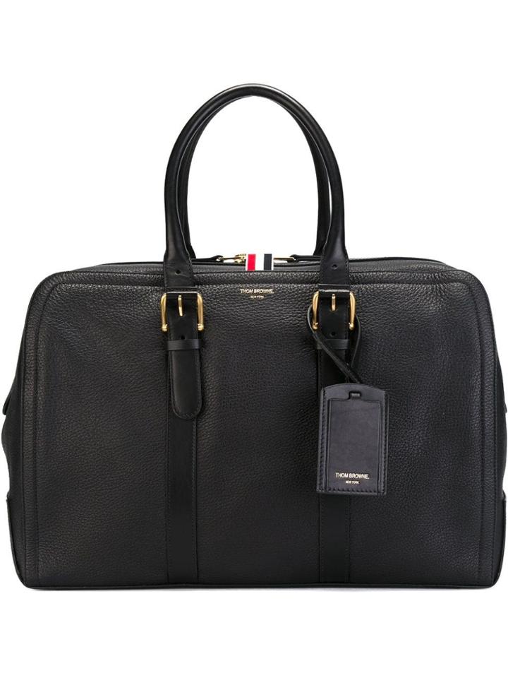 Thom Browne Double Zip Tote Bag - Black
