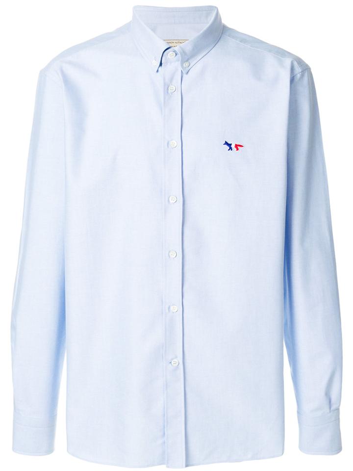 Maison Kitsuné Button-up Shirt - Blue