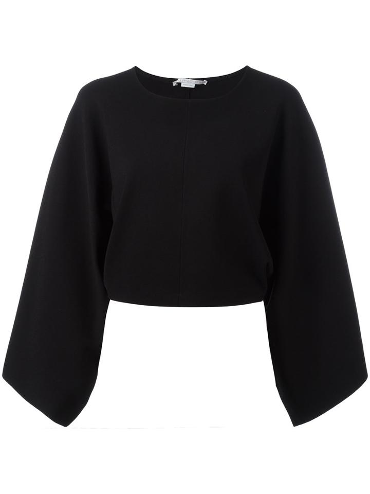 Stella Mccartney Cropped Jumper, Women's, Size: 42, Black, Polyester/viscose