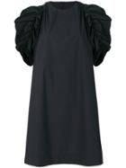 Paskal Puff Sleeve Mini Dress - Black