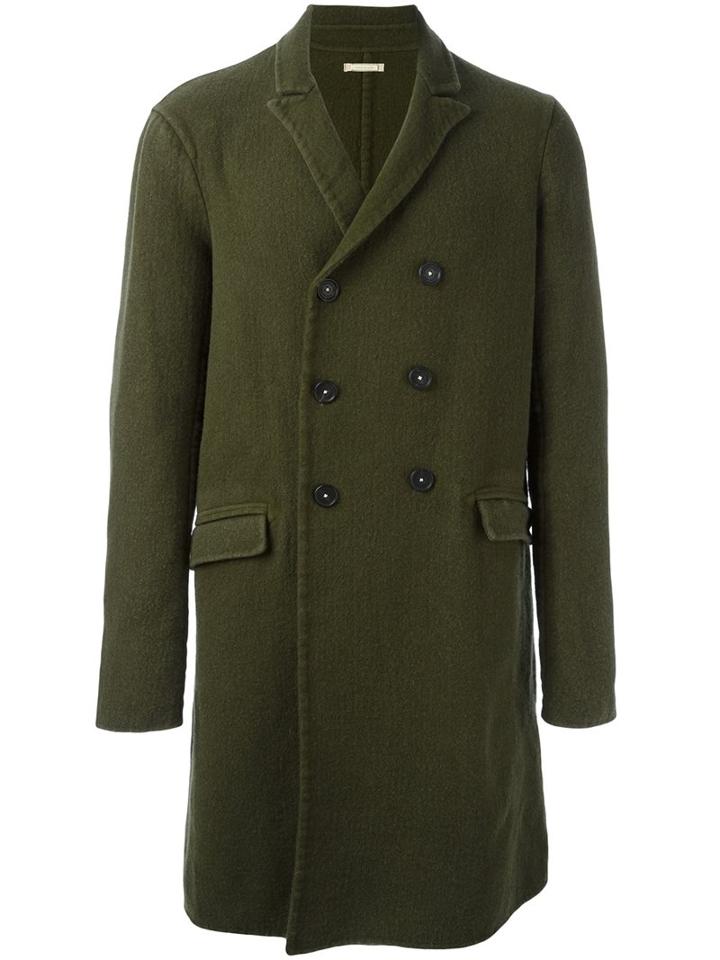 Massimo Alba 'cooper' Coat, Men's, Size: 52, Green, Viscose/virgin Wool