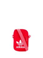 Adidas Logo Printed Cross Body Bag - Red