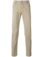 Barba Elton Slim-fit Trousers - Nude & Neutrals