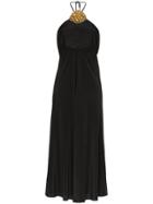 Rixo Lana Embellished Midi-dress - Black