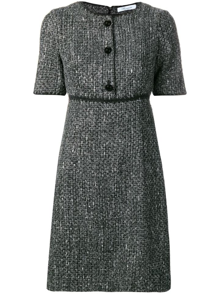 Blumarine Button Up Dress - Grey