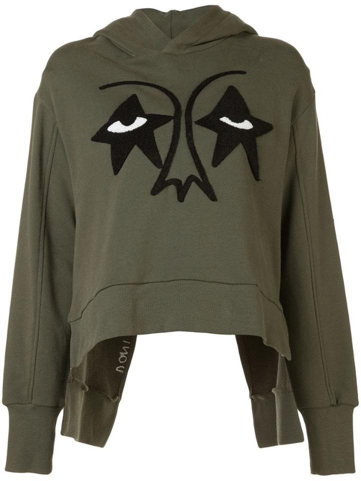 Haculla Stareyez Print Hoodie - Green