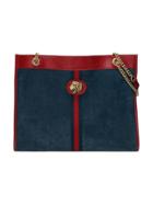 Gucci Large Tote With Tiger Head - Blue