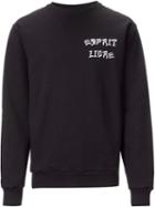 Études Studio Esprit Libre Sweatshirt, Men's, Size: M, Black, Cotton/polyester