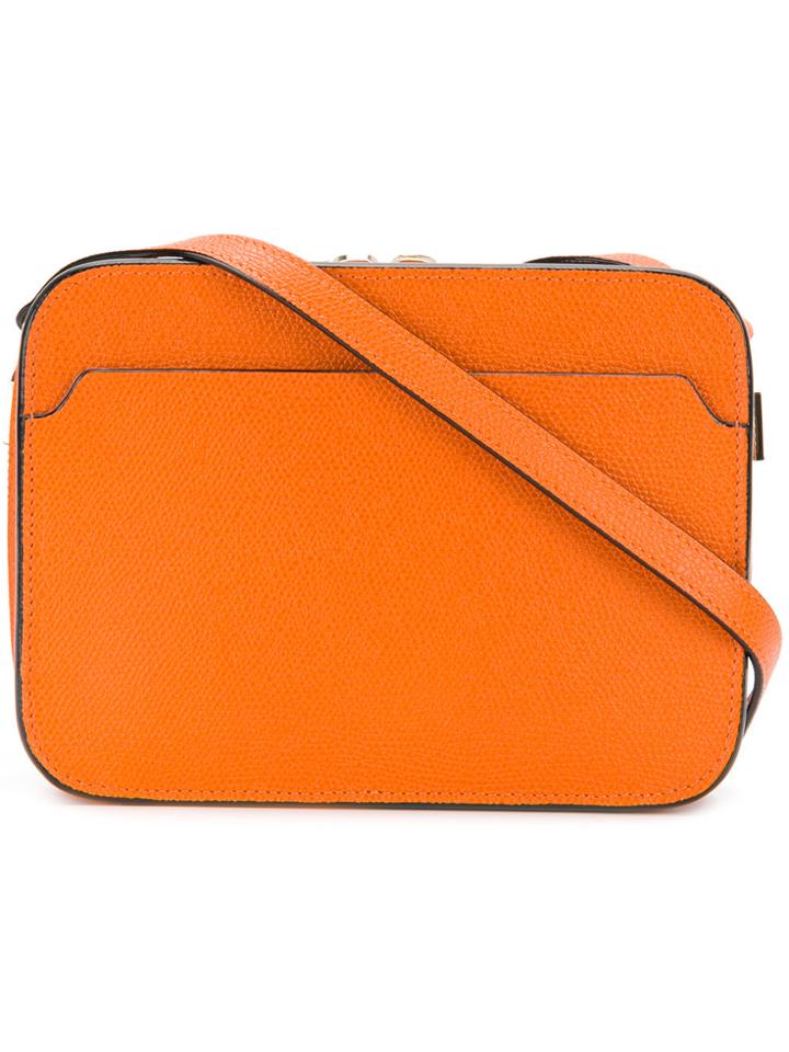 Valextra Dado Crossbody Bag - Yellow & Orange