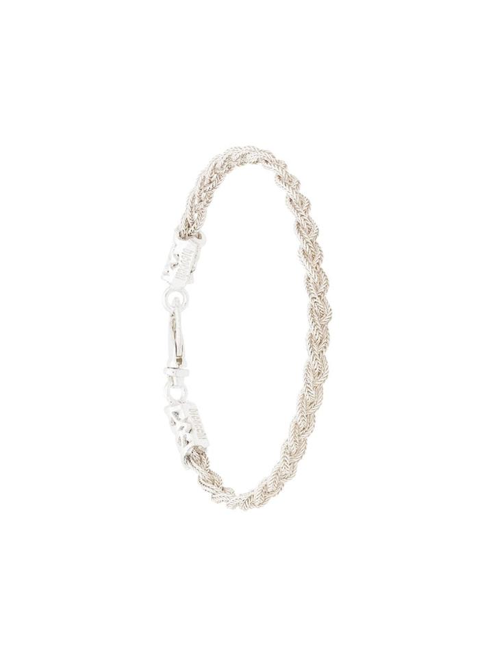 Emanuele Bicocchi Braided Bracelet - White