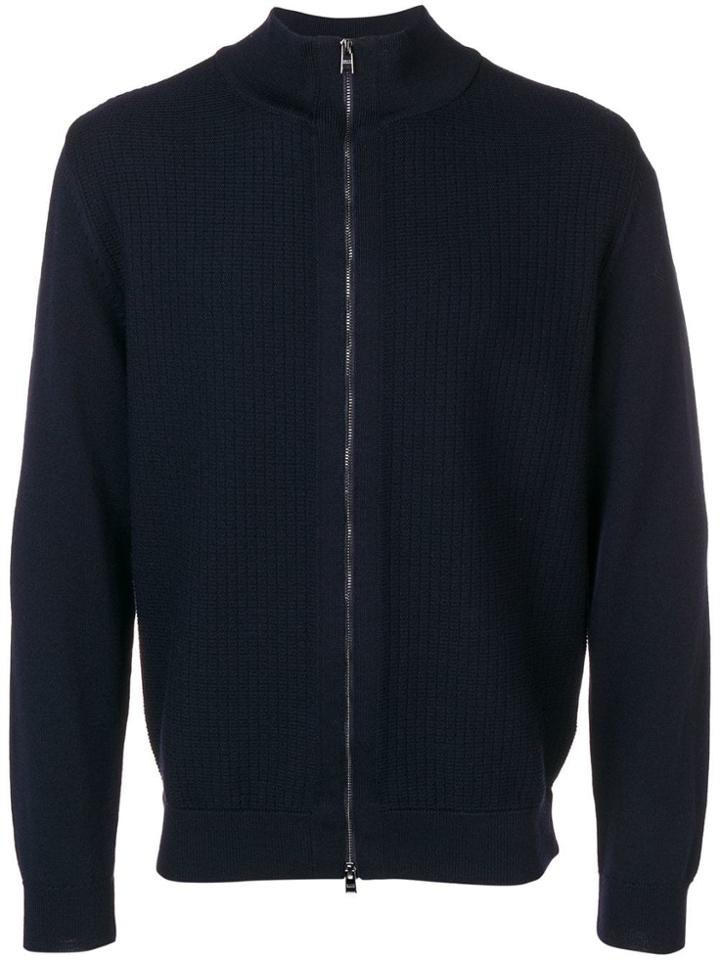 Boss Hugo Boss Full-zipped Cardigan - Blue