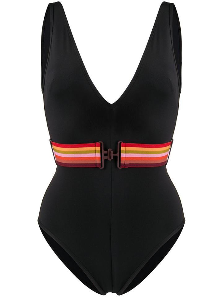 Zimmermann Belted Swimsuit - Black