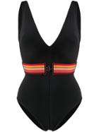 Zimmermann Belted Swimsuit - Black