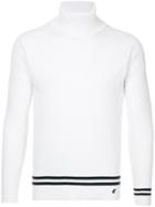 Loveless Turtleneck Knit Top - White