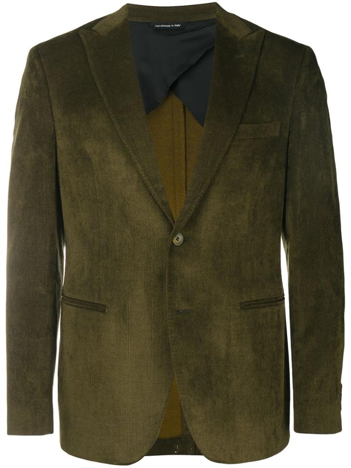 Tonello Classic Buttoned Blazer - Green