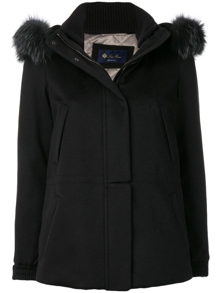 Loro Piana Loose Fur Jacket - Black