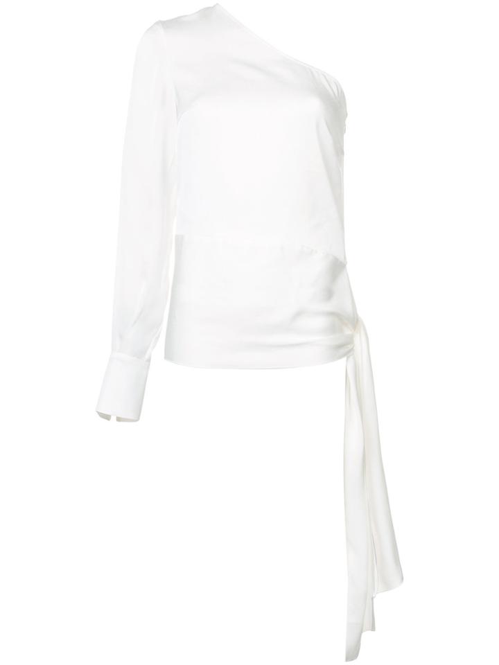 Stella Mccartney One Shoulder Blouse - White