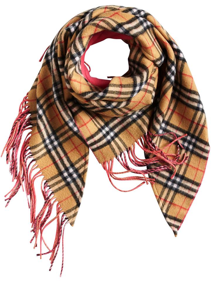 Burberry Brand Check Scarf - Pink & Purple