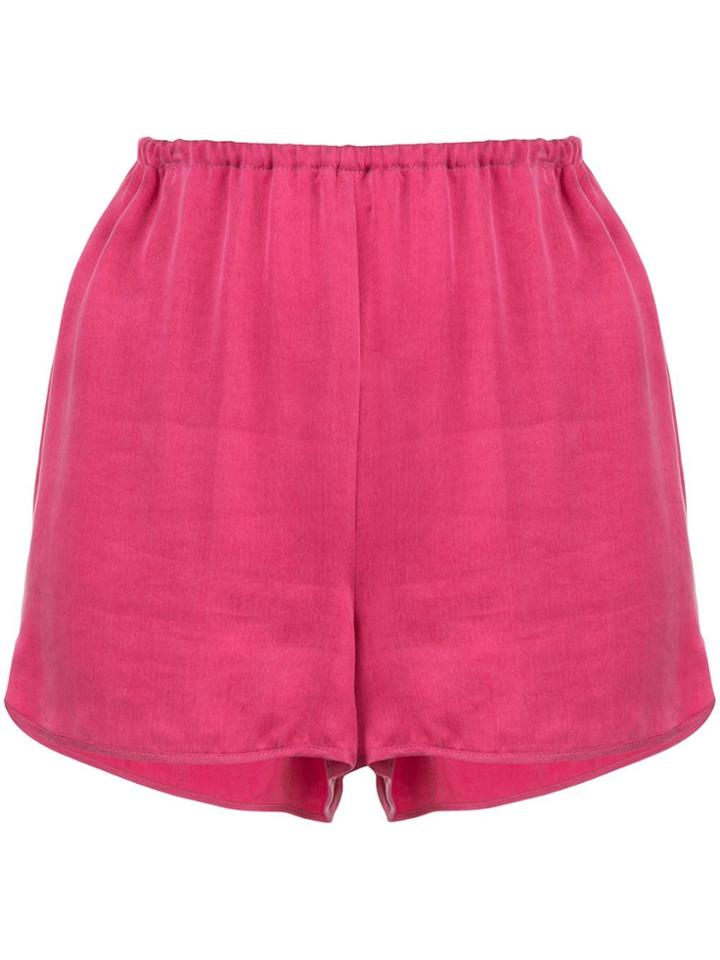 Off-white Lingerie Style Shorts - Pink