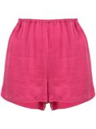 Off-white Lingerie Style Shorts - Pink