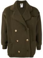 Hermès Vintage Short Double-breasted Coat - Green