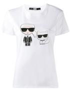 Karl Lagerfeld Karl Lagerfeld - Woman - T Shirt Karl E Gatto - White