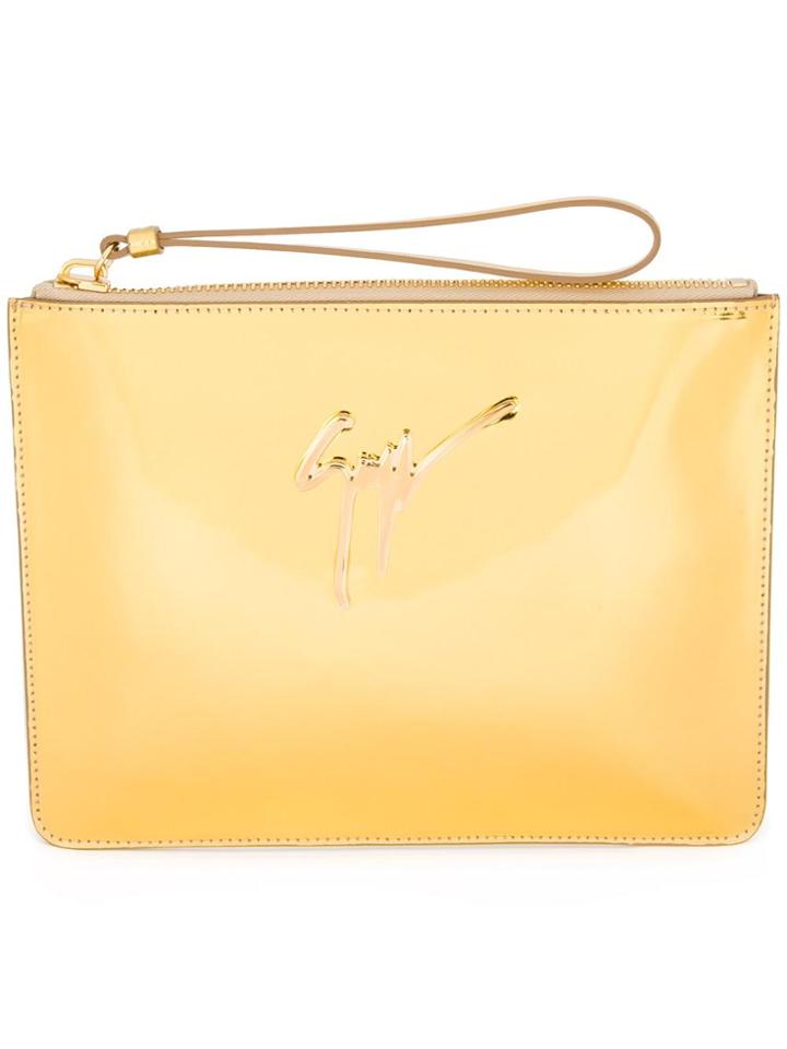 Giuseppe Zanotti Design Margery Clutch Bag - Metallic