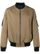 Joseph Zip Detail Bomber Jacket, Men's, Size: Small, Nude/neutrals, Cotton/linen/flax/polyester/viscose