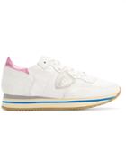 Philippe Model Striped Sole Sneakers - White