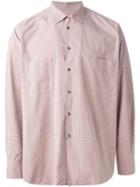 Romeo Gigli Vintage Oversized Gingham Shirt, Men's, Size: Ii, Red