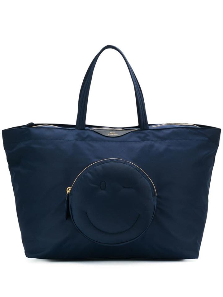 Anya Hindmarch Chubby Wink Large Tote - Blue