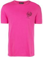 Alexander Mcqueen Skull Embroidered T-shirt - Pink